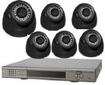 Lasertech 8-Chanel 240 FPS DVR with 6-Come Color Cameras